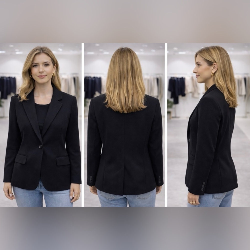 MaxMara Virgin Wool, cashmere, rabbit Coat women’s size 6 USA black